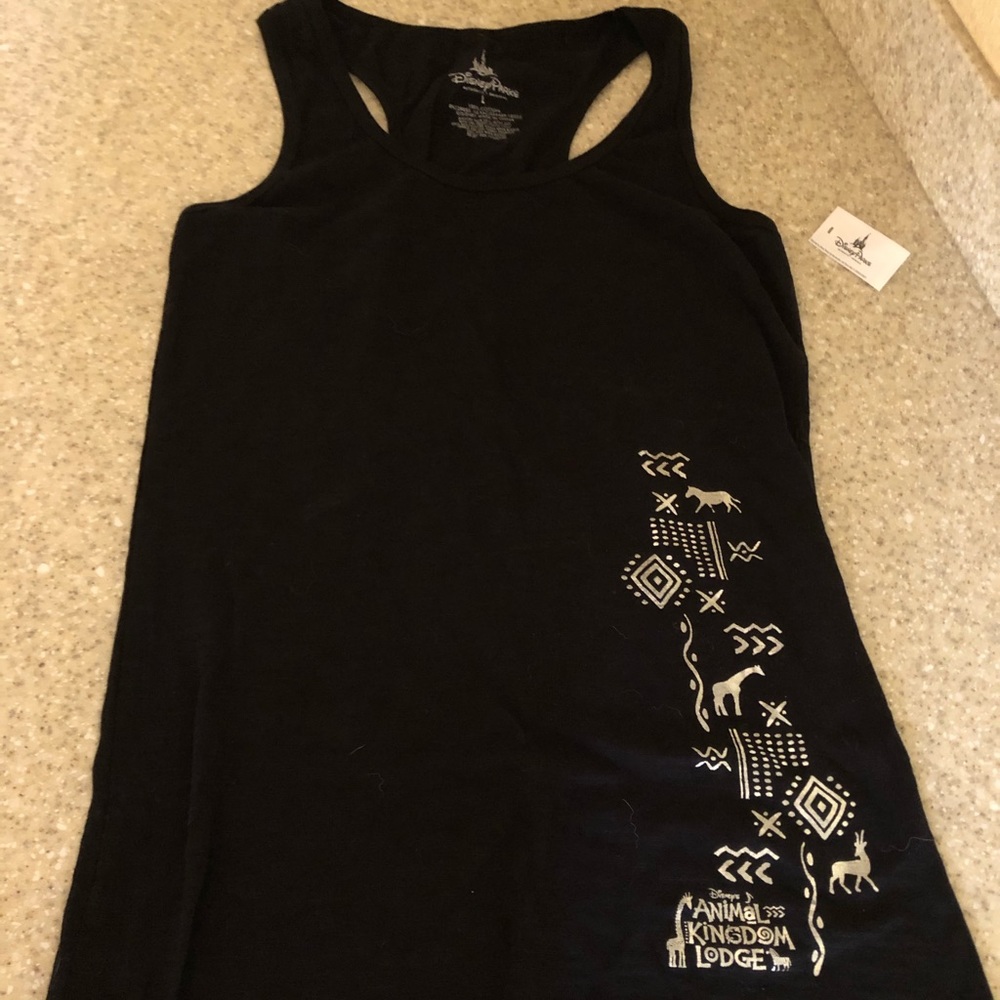 Black Disney Animal Kingdom Tank Top L NWT